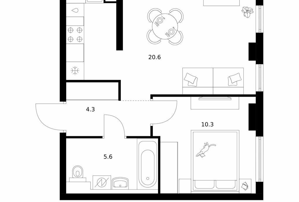 квартира г Москва метро Водный стадион ЖК Кронштадтский 9 фото 1