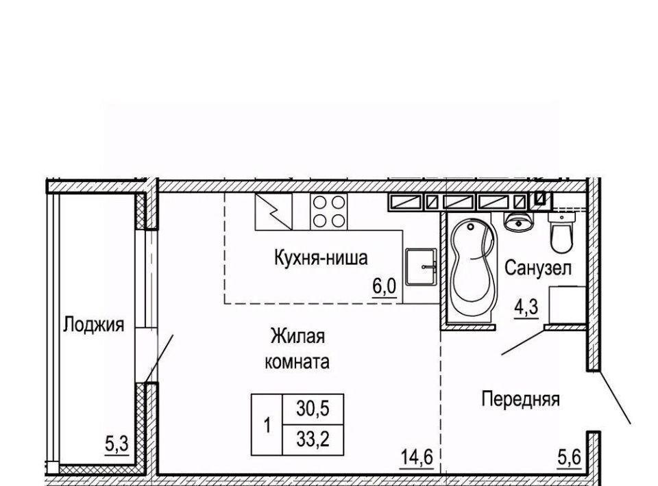 квартира г Владивосток р-н Ленинский На Черняховского жилой квартал фото 1