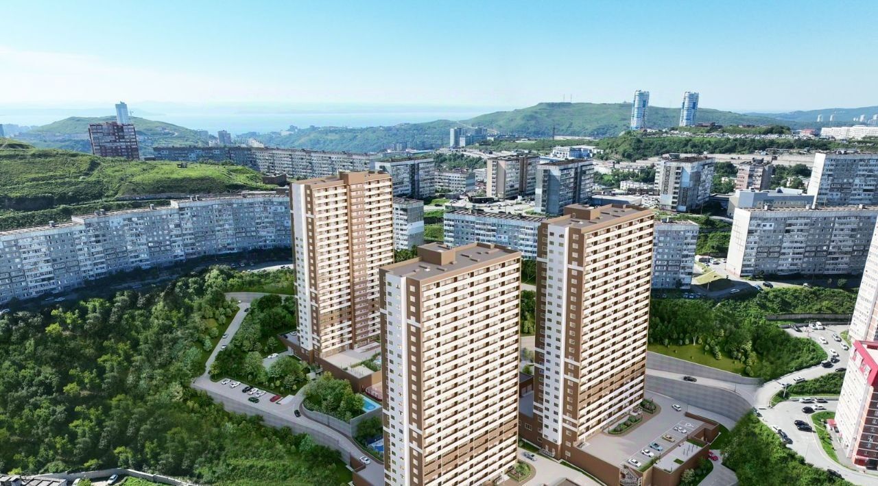 квартира г Владивосток р-н Ленинский На Черняховского жилой квартал фото 2