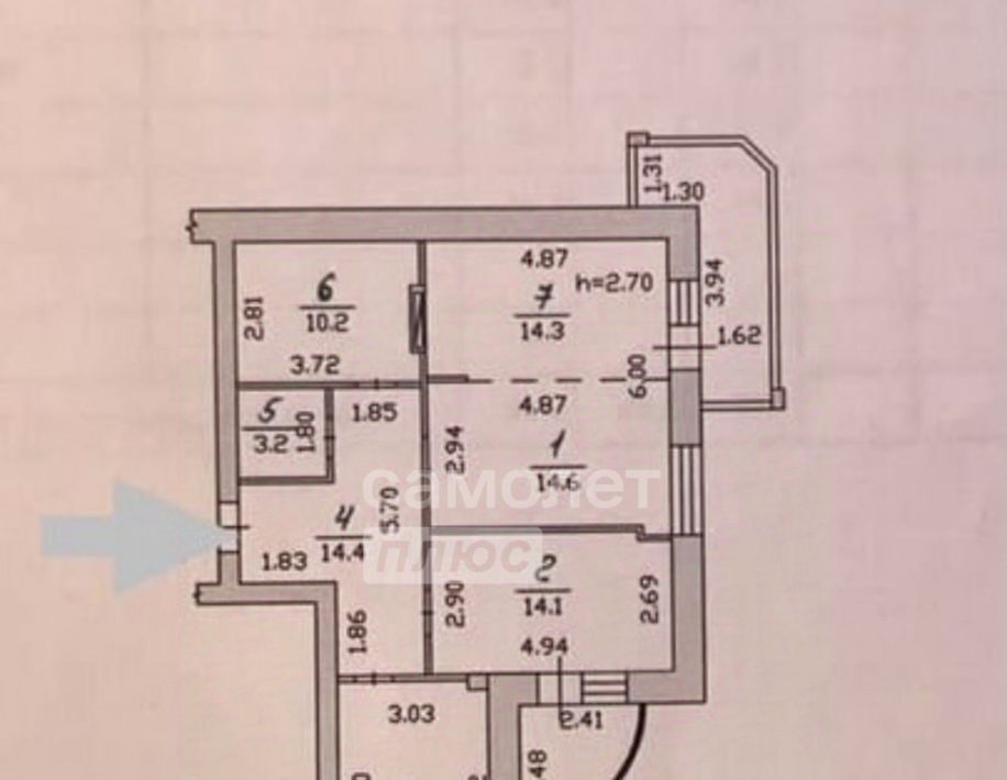квартира г Орел р-н Советский ул 8 Марта 8 фото 9