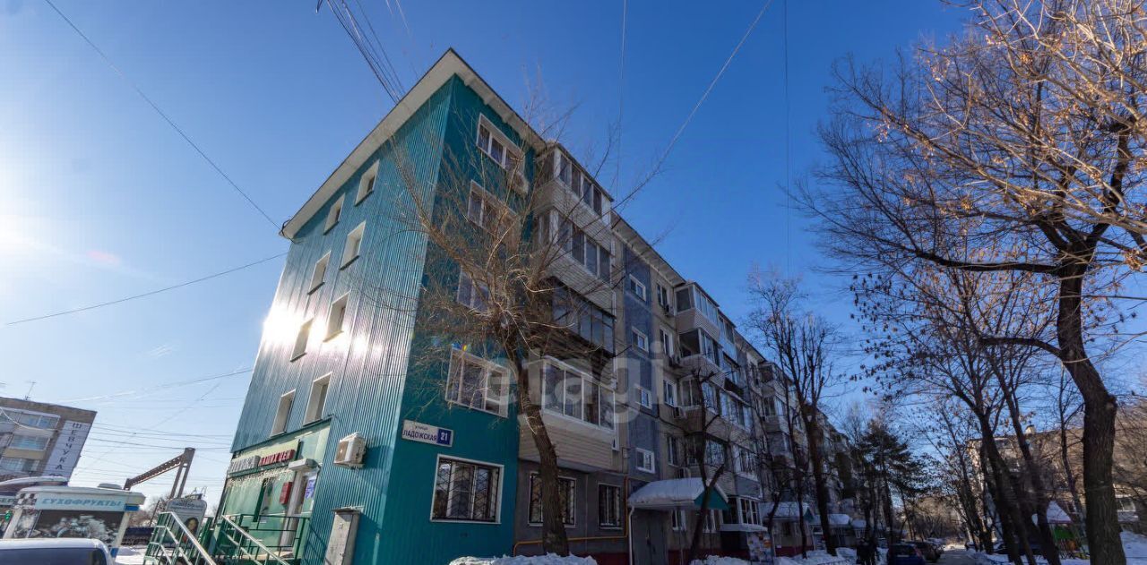 квартира г Хабаровск р-н Индустриальный ул Ладожская 21 фото 20