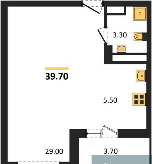 квартира г Воронеж р-н Железнодорожный ул Остужева 52/5 ЖК «Ключи CLUB» фото 1