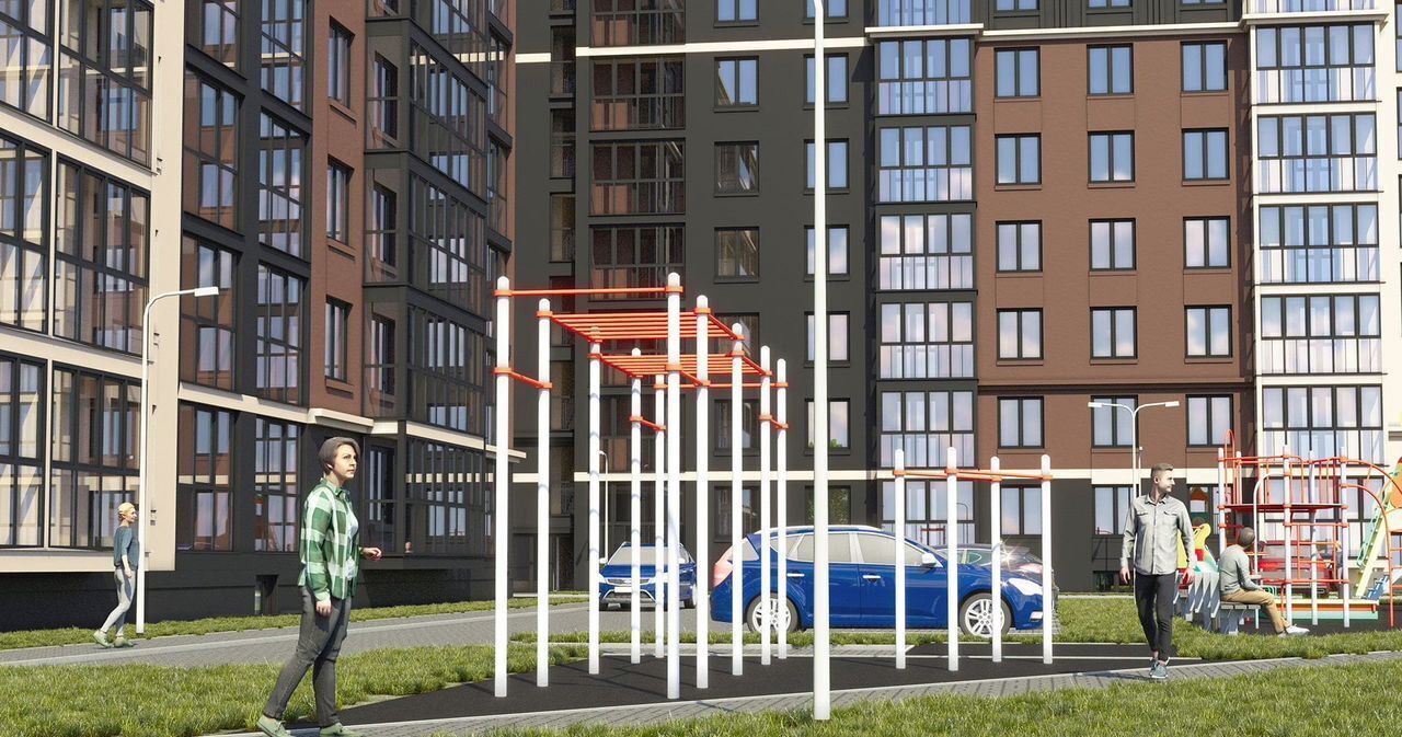 квартира г Калининград р-н Московский ЖК Гринвуд ул. Толстикова, д. 36, корп. 2 фото 6
