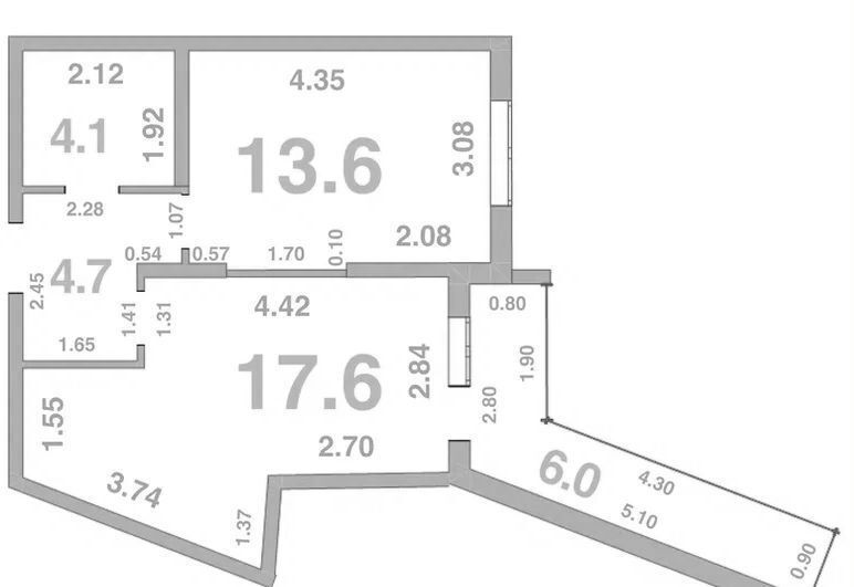 квартира г Новороссийск с Мысхако ул Шоссейная 27 корп. 2 фото 10