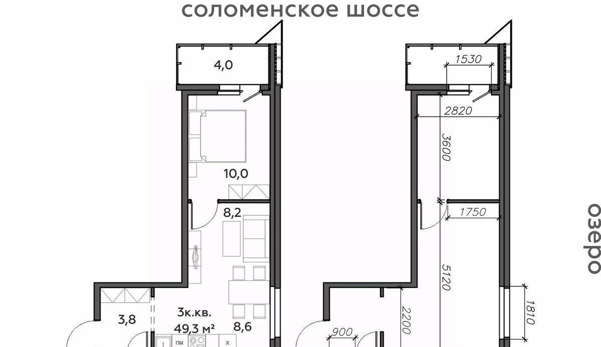 квартира г Петрозаводск р-н мкр Талоярви Вороний Наволок тер., Район Северная промзона фото 1