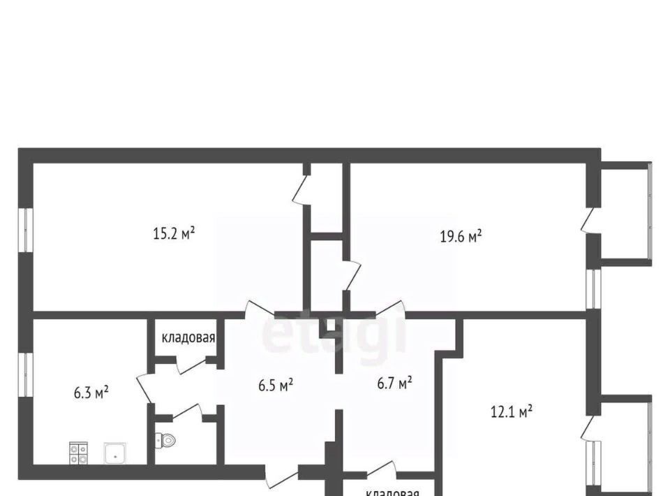 квартира г Воронеж р-н Центральный ул Коммунаров 47 фото 2