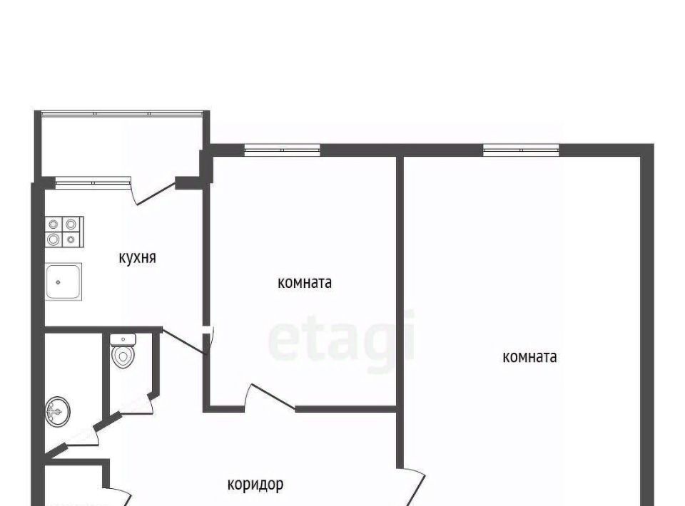квартира г Воронеж р-н Советский б-р Фестивальный 15а фото 2