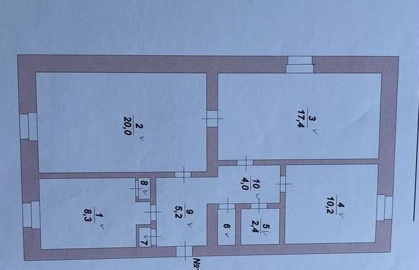 квартира г Лабытнанги ул Гагарина 40 Тюменская обл. фото 19