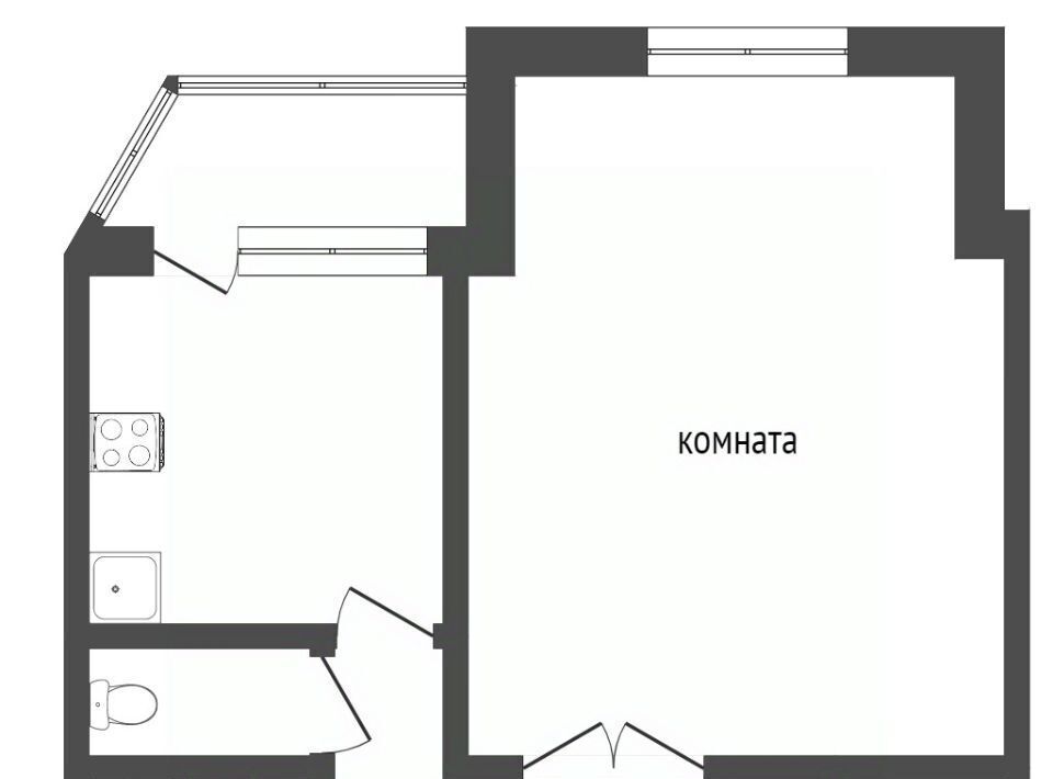 квартира г Сургут ул Островского 17 13А фото 2
