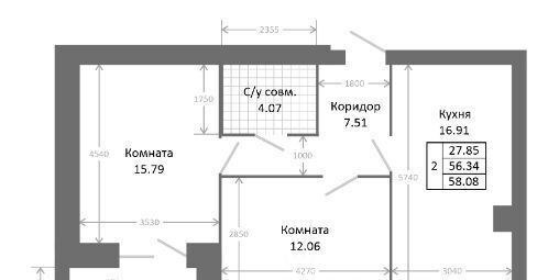 квартира г Ярославль р-н Фрунзенский пр-кт Фрунзе 56в фото 1