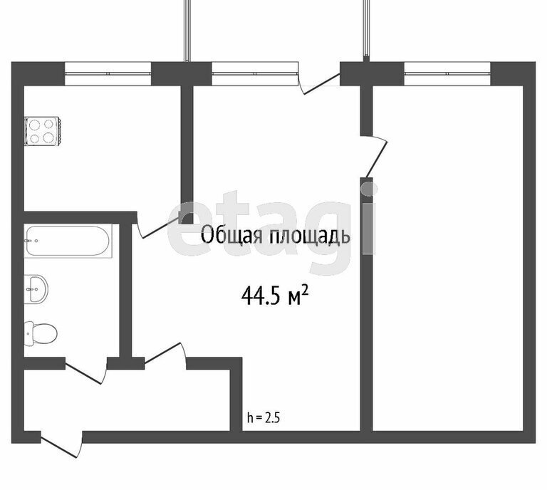 квартира г Томск ул Мичурина 73 фото 12