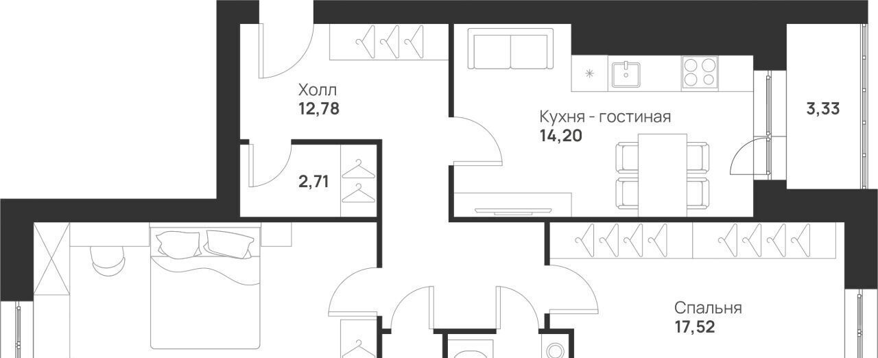 квартира г Тула р-н Привокзальный микрорайон Новая Тула фото 1
