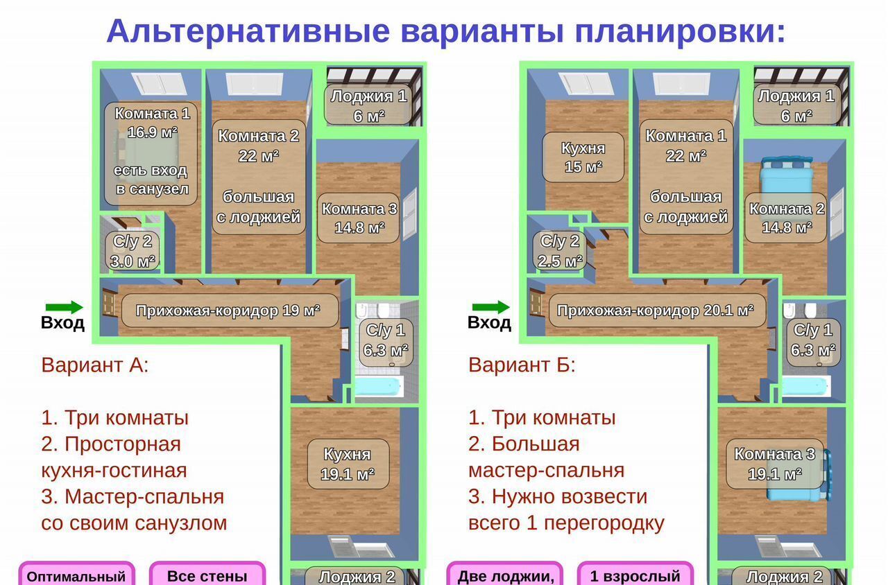 квартира г Новосибирск р-н Советский Академгородок б-р Молодежи 17 фото 3
