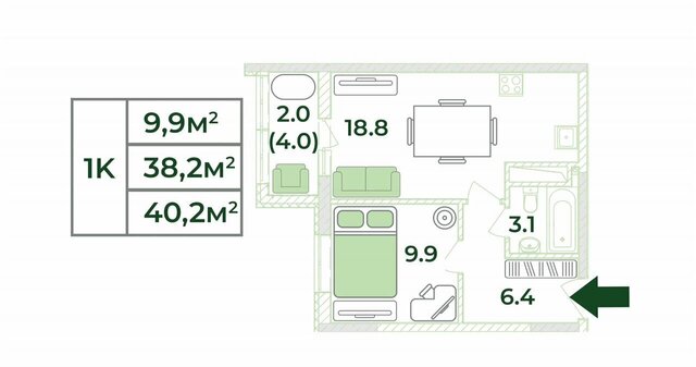 дом 38/2 микрорайон «Жигулина роща» стр. 36, 37, 38. 1 фото