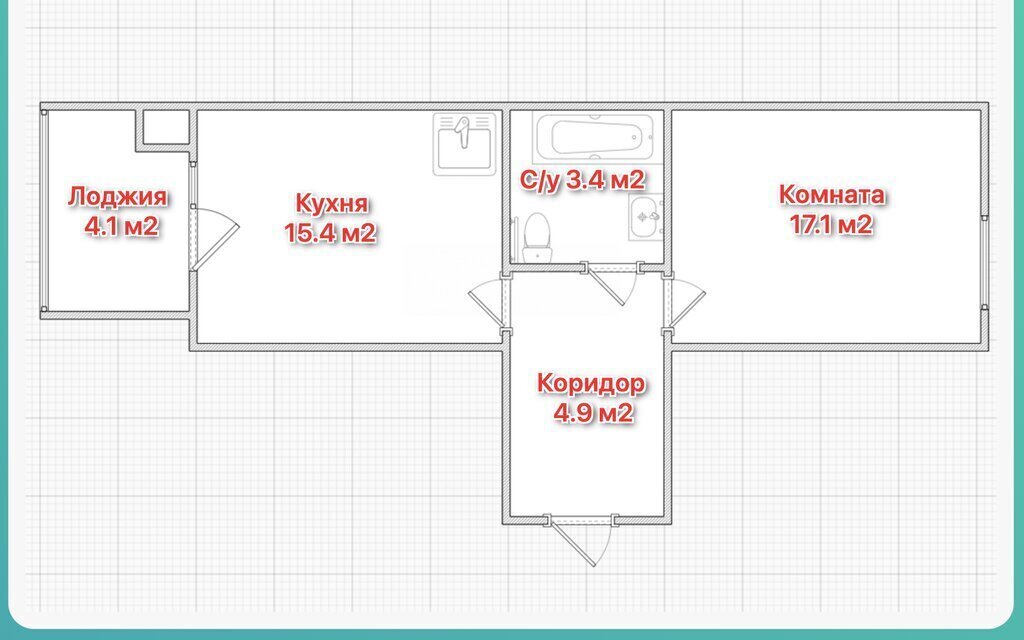 квартира г Калуга п Турынино ул Советская 172 жилой район «СолнцеГрад» фото 11