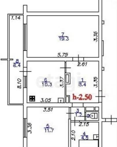 квартира г Новороссийск р-н Южный пр-кт Ленина 103 фото 13