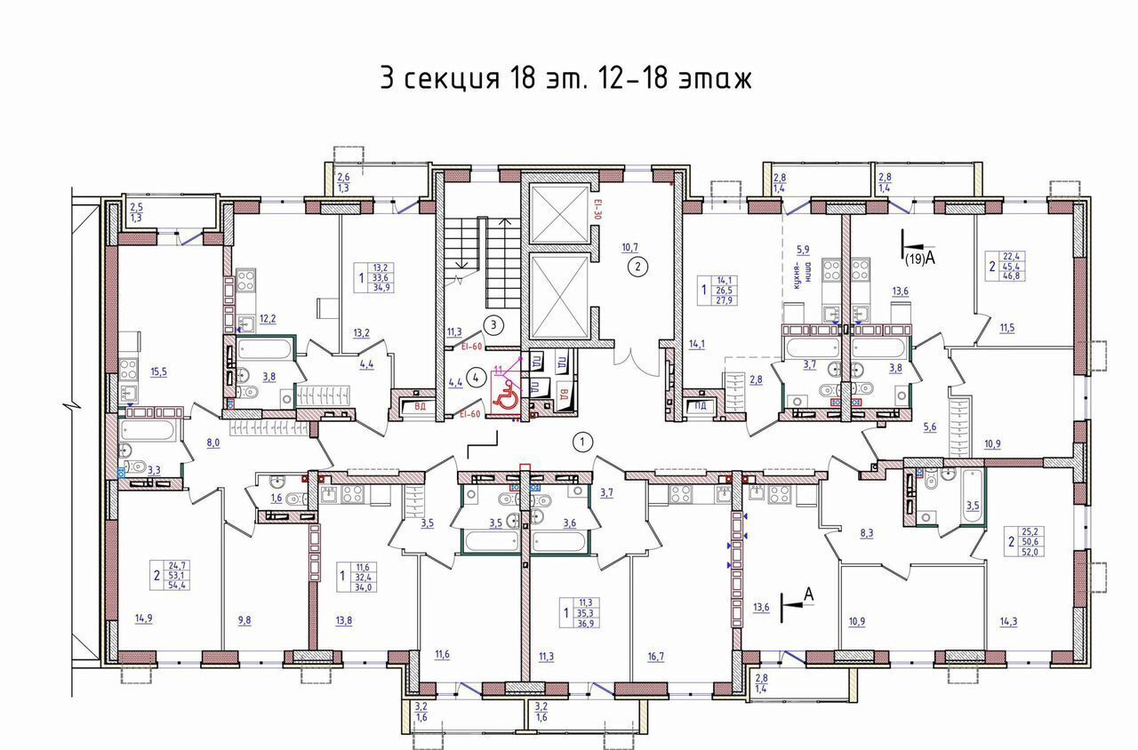 квартира г Волгоград р-н Красноармейский ул им. Голубева 1 фото 2