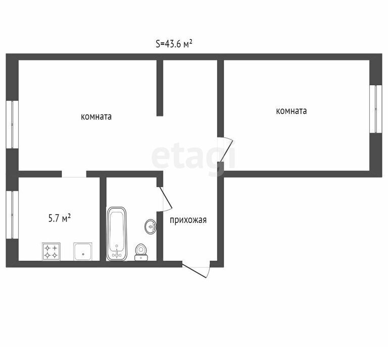 квартира г Петропавловск-Камчатский ул Океанская 65/1 фото 1