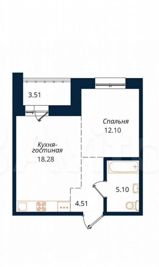 квартира г Иркутск р-н Октябрьский ул Юрия Левитанского 12 фото 1