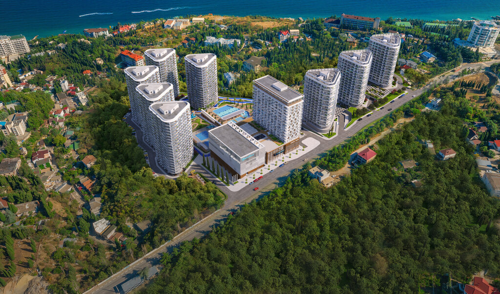 квартира г Алушта Профессорский Уголок жилой комплекс Крымская Резиденция фото 3