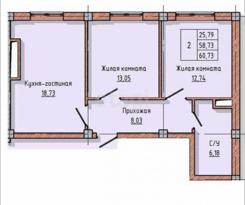 квартира г Нальчик ул Байсултанова 28 фото 7