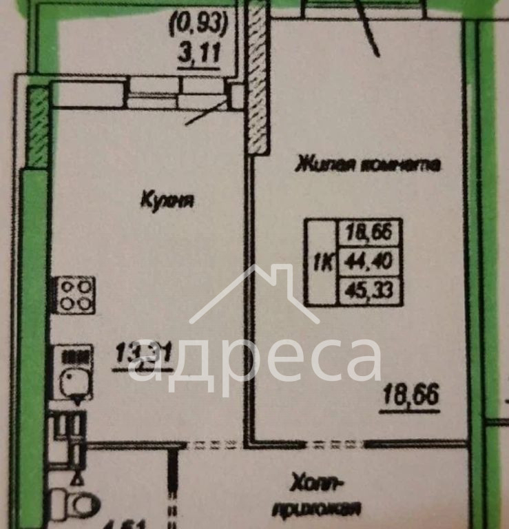 квартира г Самара Безымянка ул Краснодонская 10 фото 3