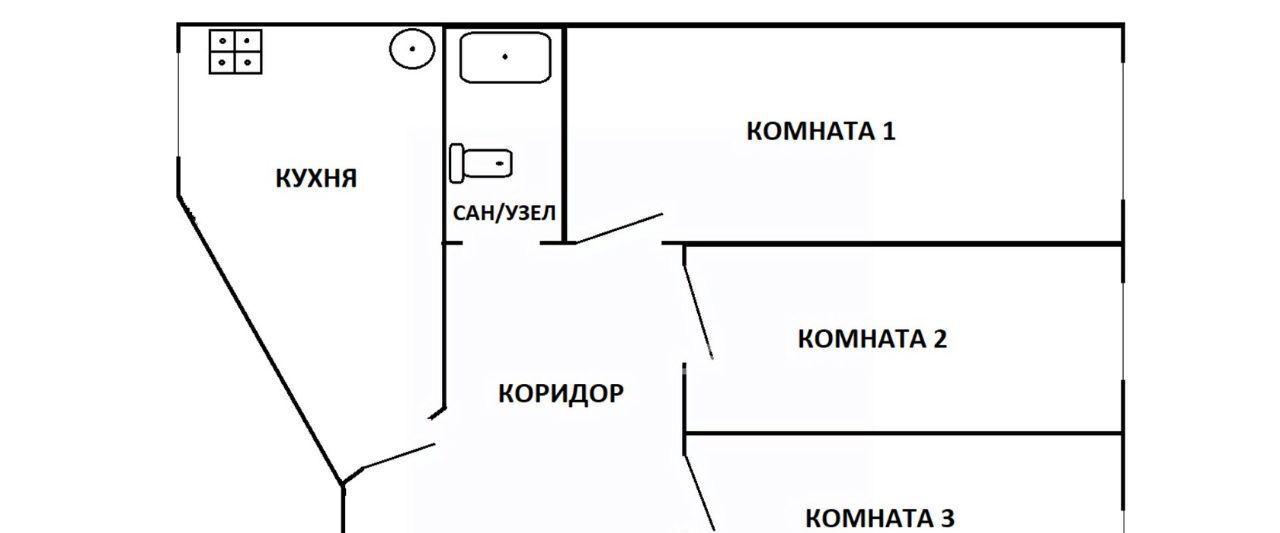 квартира г Павловский Посад ул Кирова 81 фото 33