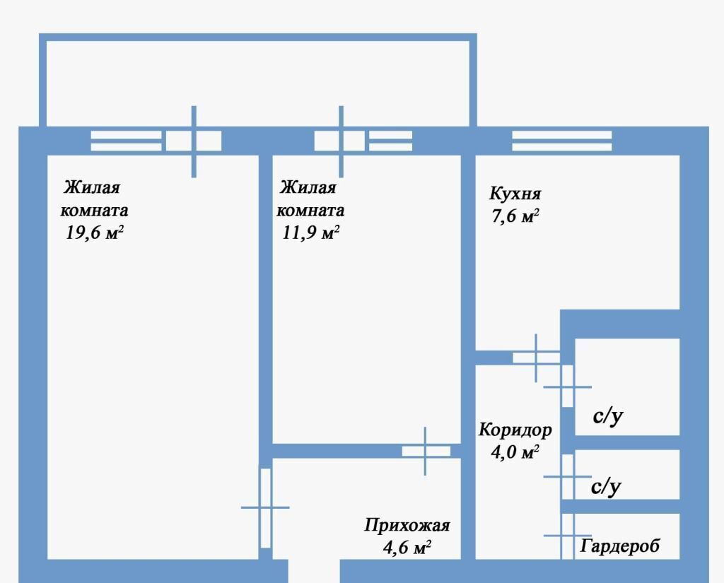 квартира г Благовещенск ул Студенческая 25/1 фото 17