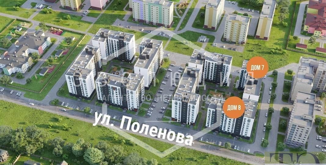 квартира г Калининград р-н Московский ул Поленова 8 фото 2