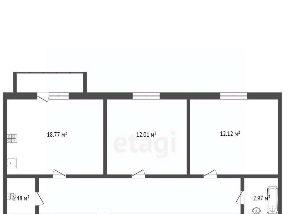 квартира г Тамбов р-н Октябрьский ул Магистральная 41к/7 фото 2