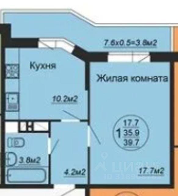 квартира г Краснодар р-н Прикубанский ул Тополиная 48/1 ЖК «Любимый Дом» фото 1