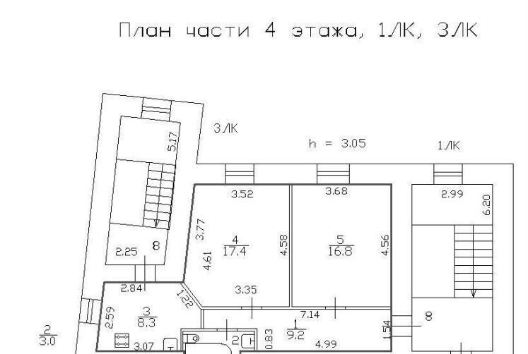 квартира г Санкт-Петербург метро Горьковская ул Блохина 11 округ Введенский, Петроградка фото 7