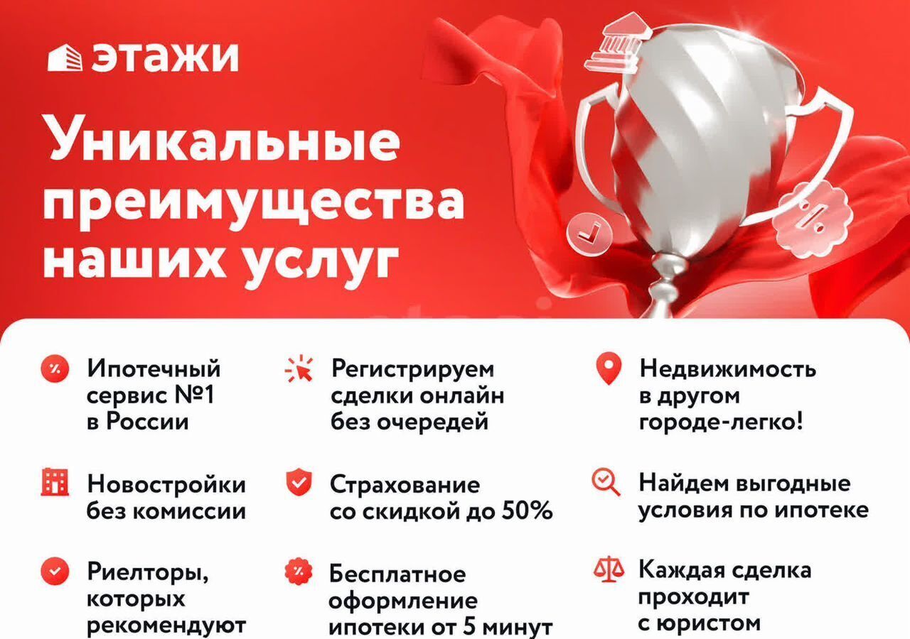 квартира г Тамбов р-н Советский проезд 2-й Почтовый 7 фото 2
