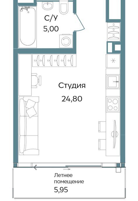квартира г Саки TEMPO курортный кластер Темпо фото 1
