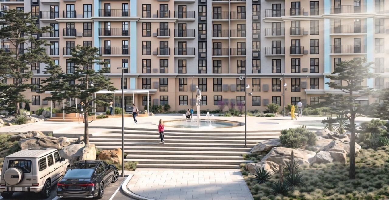 квартира г Евпатория в р-не озера Мойнаки, автодорога на пгт. Заозерное, стр. 7 фото 2
