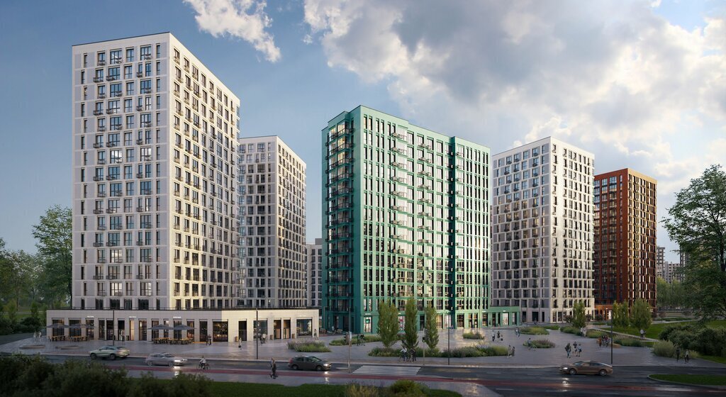 квартира г Москва метро Коммунарка ТиНАО Потапово, ЖК Скандинавия, 18. 2.2 фото 7