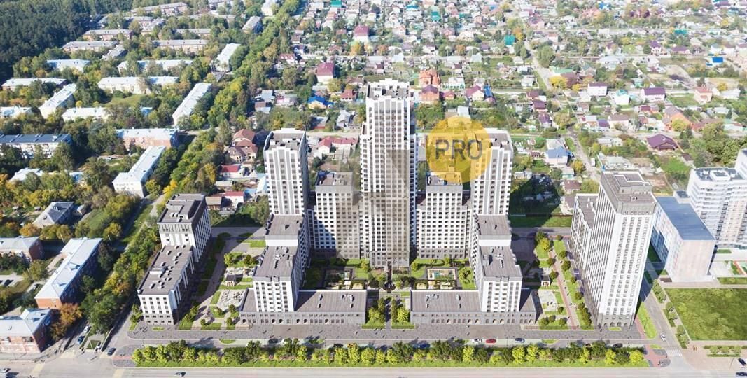 квартира г Екатеринбург Проспект Космонавтов, ул. Бакинских Комиссаров, д. 33а фото 2