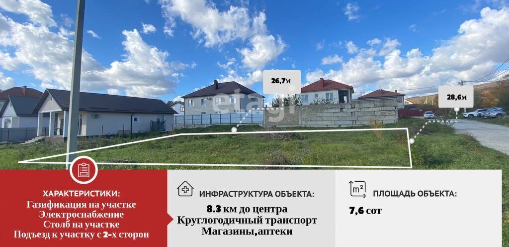 земля г Новороссийск с Гайдук фото 1
