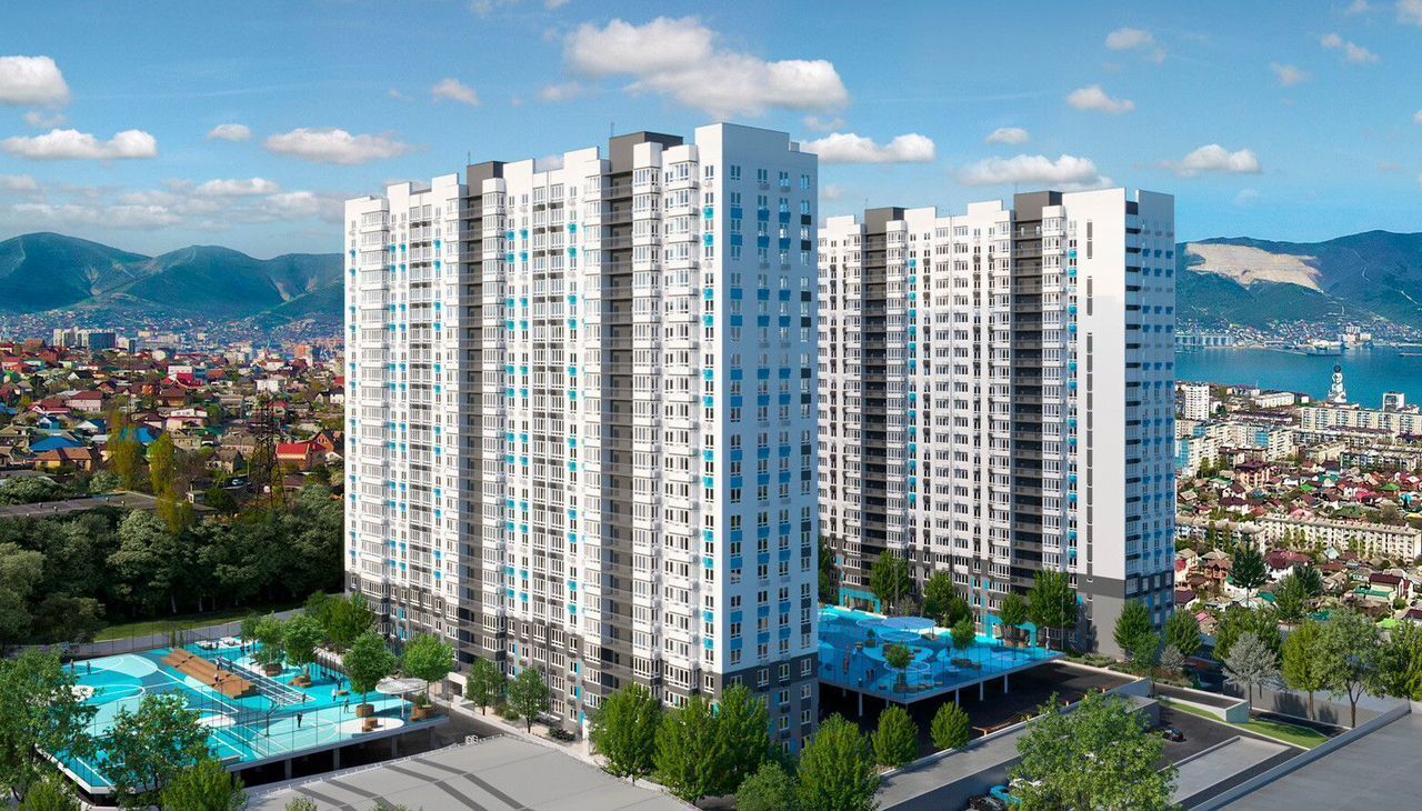 квартира г Новороссийск р-н Центральный ул Куникова 1 блок-секции 1-5 фото 4