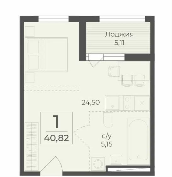 квартира г Ялта пгт Массандра ЖК "Botanica" ш Южнобережное секц. 1-2 фото 4