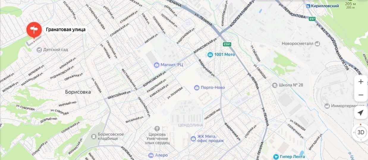 земля г Новороссийск с Борисовка ул Гранатовая 13 фото 18