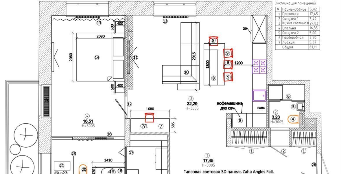 квартира г Санкт-Петербург метро Чкаловская пр-кт Петровский 5 ЖК «OSTROV» округ Петровский фото 20