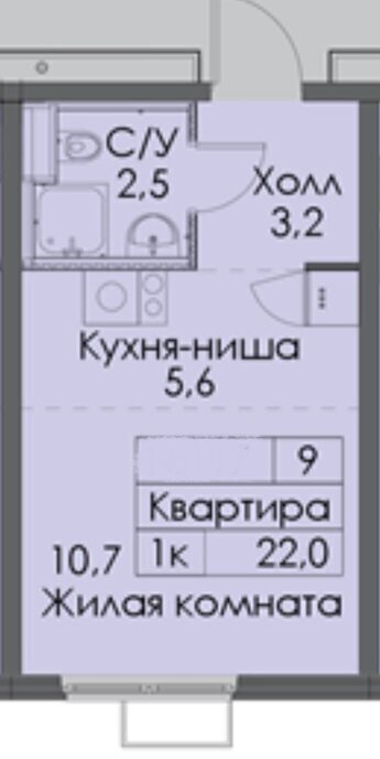 квартира г Одинцово жилой комплекс -1, к 1. 21, Внуково фото 1