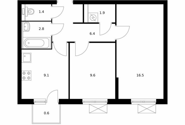 р-н мкр Парковый Котельники, 2к 1 фото