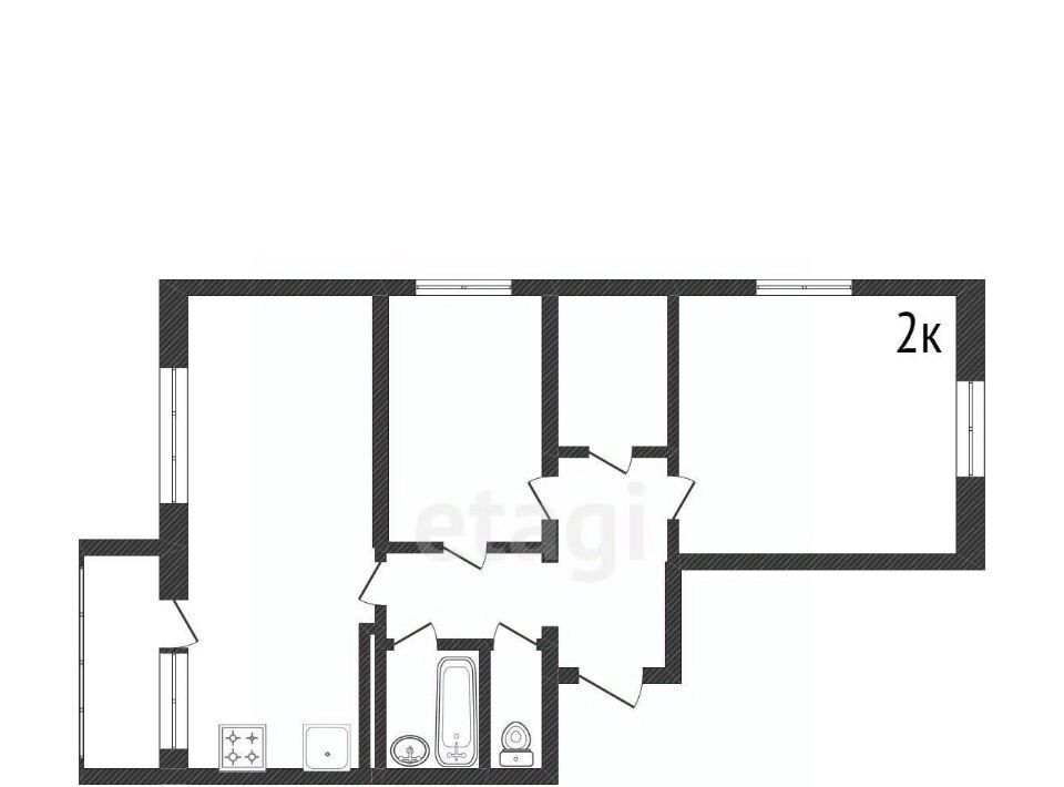 квартира г Сургут ул Иосифа Каролинского 10 30-й фото 2