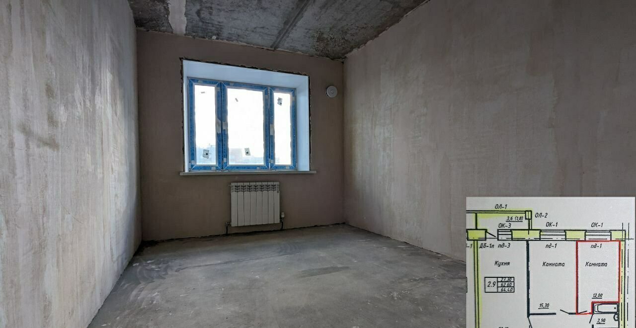 квартира г Вологда Можайский ул Молодежная 20б ЖК «Любимый дом» фото 7