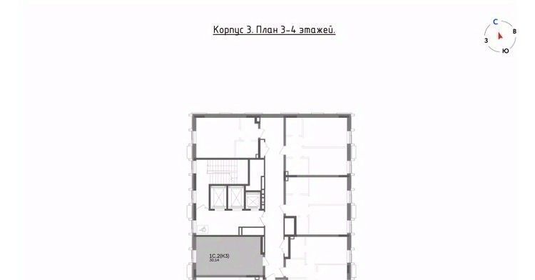 квартира г Казань метро Горки ЖК «Вознесенский квартал» фото 2