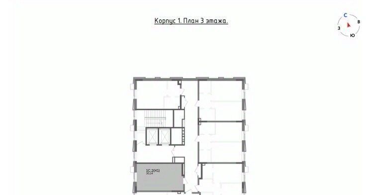квартира г Казань метро Горки ЖК «Вознесенский квартал» фото 2