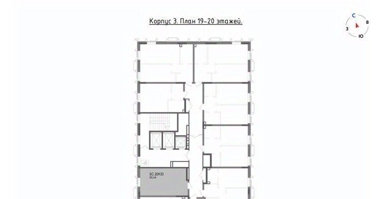 квартира г Казань метро Горки ЖК «Вознесенский квартал» фото 2