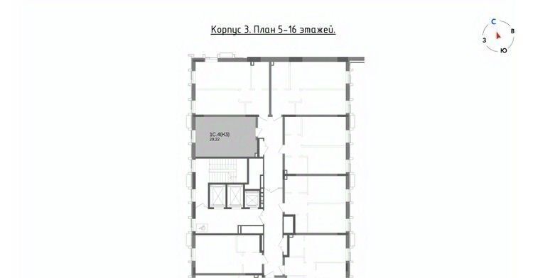 квартира г Казань метро Горки р-н Советский ЖК «Вознесенский квартал» фото 2